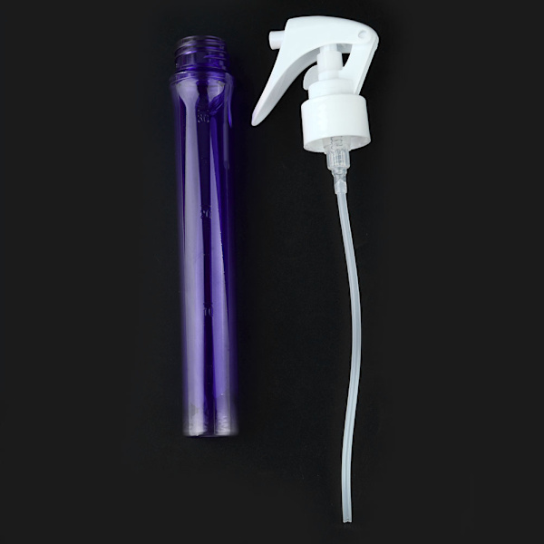 Mini Fyllbar Hårsalongs Sprayflaska Barberare Tom Tubformad Vattensprayflaska Lila