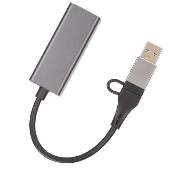 Hyper Speed USB 3.0 Hub for Lynraske Dataoverføringer, Plug and Play Ethernet-adapter for Sømløs Tilkobling