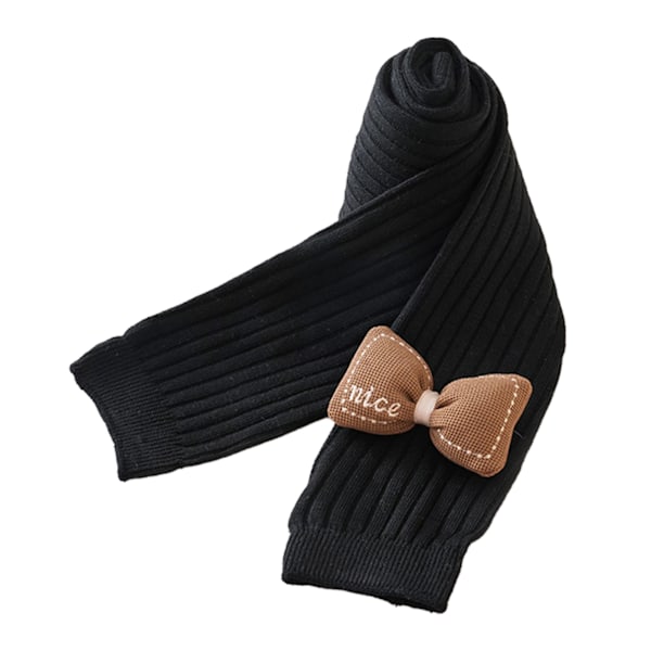 Flickleggings Varma Kammad Bomull Mjuka Bekväma Fotlösa Tights för Vardag Fest Resa Svart L; 60cm/23.6in Längd; för Längd
