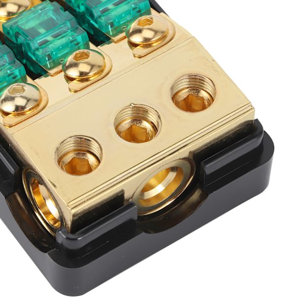 1 I 3 Vejs Ud 0/4 AWG til 4/8 AWG Lyd Strømssikring Holderboks med 60A Mini Sikringer til Biler Både