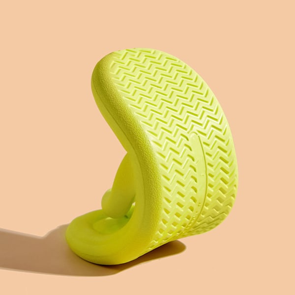 Flip Flops for Kvinner - Flattsandaler i Søte Farger - Utendørs Klips-Flip Flops for Sommeren - Lysegrønn 38/39
