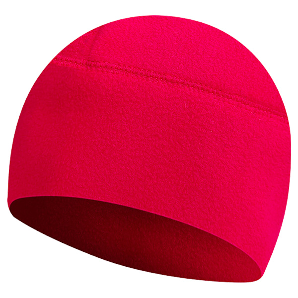 Vinter fleece cykel varm mössa hjälmfoder cykelmössa Red