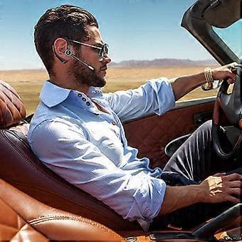 Trucker Trådløst Headset Bluetooth 5.1 Ørepropp Dobbel Mikrofon Støyreduserende