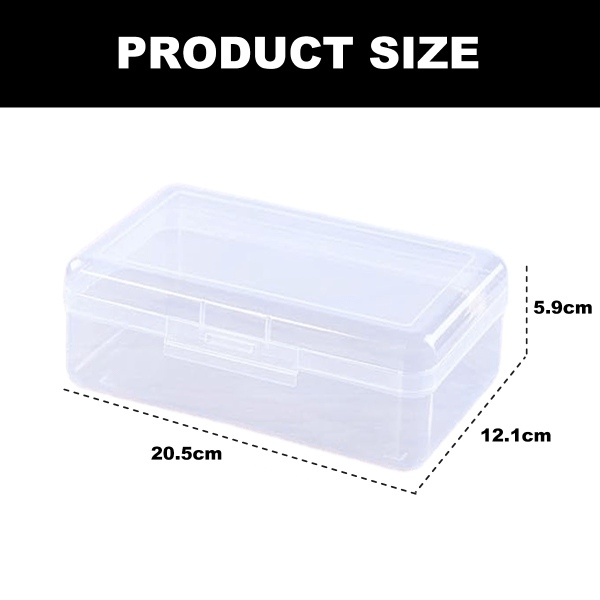 Plastic pencil case case cover quick close, large capacity