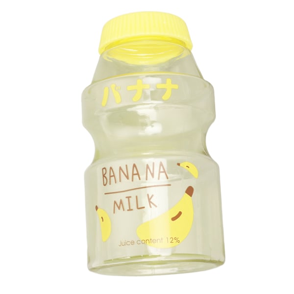 Vattenflaska Tecknad Innovativ BPA-fri Återanvändbar Transparent Juiceflaska för Utomhussporter Resor 16oz/480ml