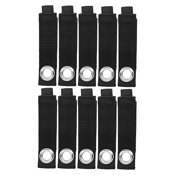 10 stk Opbevaringsstropper Hæklet Sløjfe Forlængerledning Opbevaringsholder Organizer Wrap Keeper S