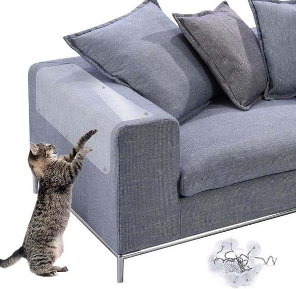 4 STK Klorebrett for katter, selvklebende, klorebeskyttelse for katt og hund, møbelbeskyttelse for katter, møbelklorebeskyttelse