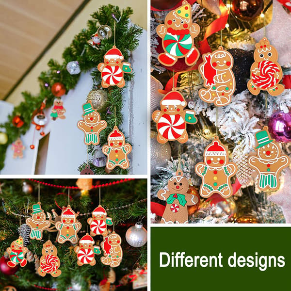 Julhänge, pepparkaksgubbe, juldekoration present style5