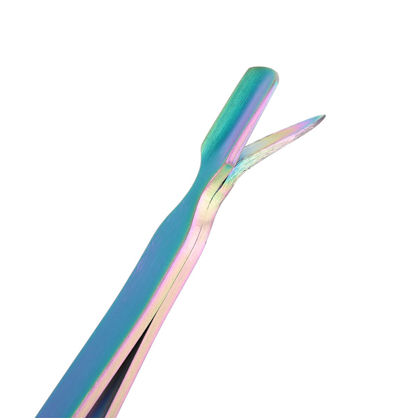 Dubbelsidig Döda Hudskjutare Nagelförlängning Formning Pincett Nagelklämma Manikyrverktyg Gradient Färg