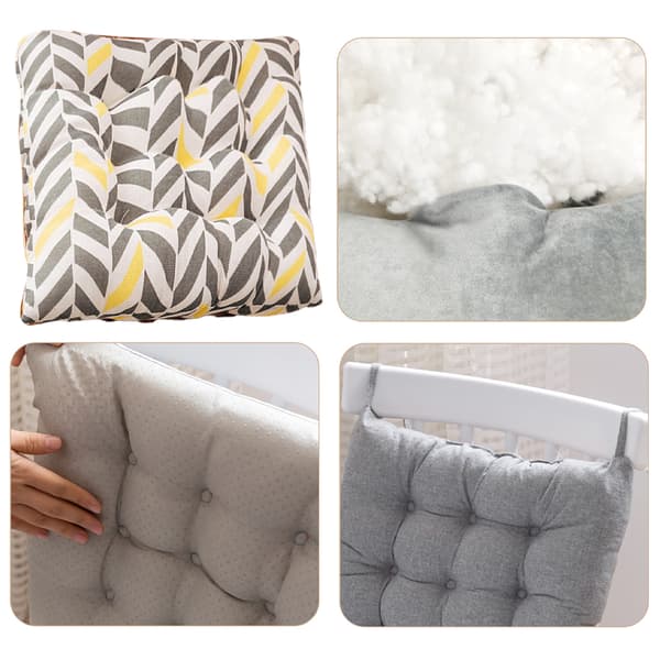 Vinter Kontorstolpute for Rumpe Myke Bomullsseteputer Sklisikre Stolputer