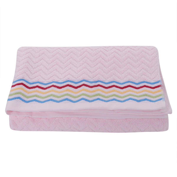 Supermyk Fiber Bærbar Badehåndkle Dusj Bad SPA Wrap Kroppsbadekåpe Rosa