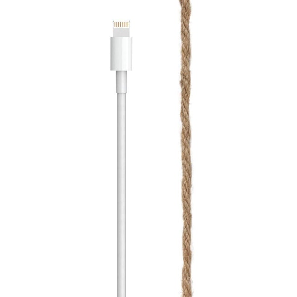Multifunktionell Jute Snöre, Naturbrun 50 Meter 4Mm, För Hantverk Och Trädgårdsarbete
