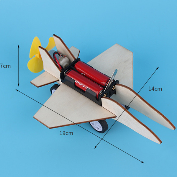 DIY Elektrisk Flygplansmodell - Utbildningsleksak för Studenter, Vetenskapligt Experiment, Montering av Flygplan