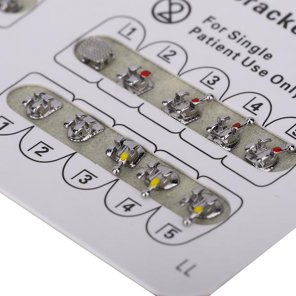 10 st/set Tandregleringsfästen Tandställning Metall Mini Munvård Verktyg (Krokar Med 345)