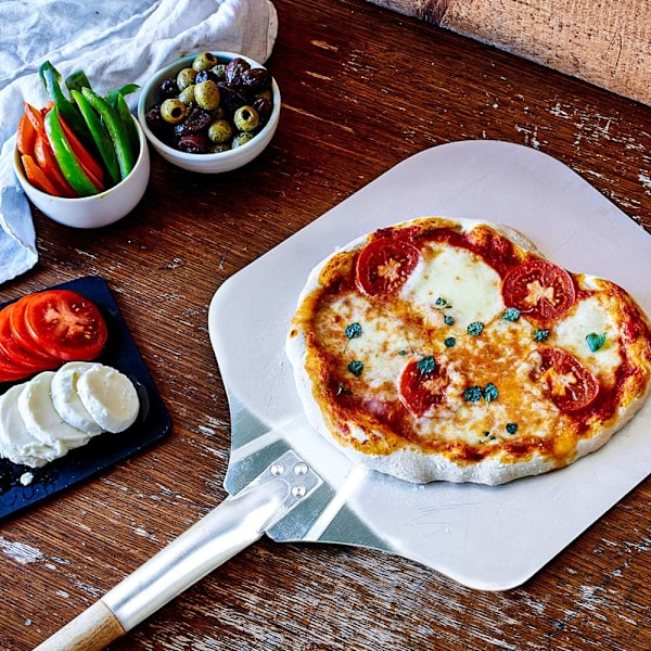 Professionell Pizzaspade För Autentisk Presentation, Rostfritt Stål Pusher För Enkel Pizzahantering