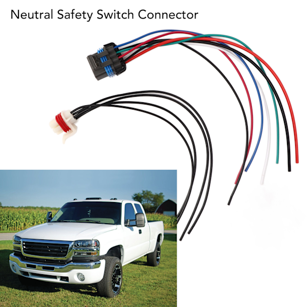 7-polet 4-polet Neutral Safety Switch Connector 88862288 til Lastbiler 4l60E 4L80E Transmissioner