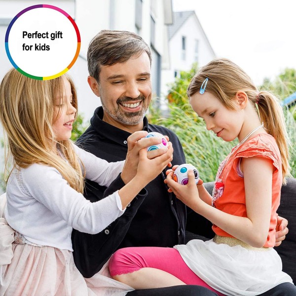 CUBIXS® Rainbow Ball Original - Logisk leksak för barn och vuxna