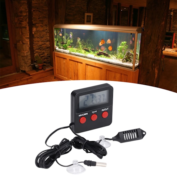 Fuktighets- och temperaturmätare Mini Termometer Digital Display Temp Sensor Meter Hygrometer DTH‑74