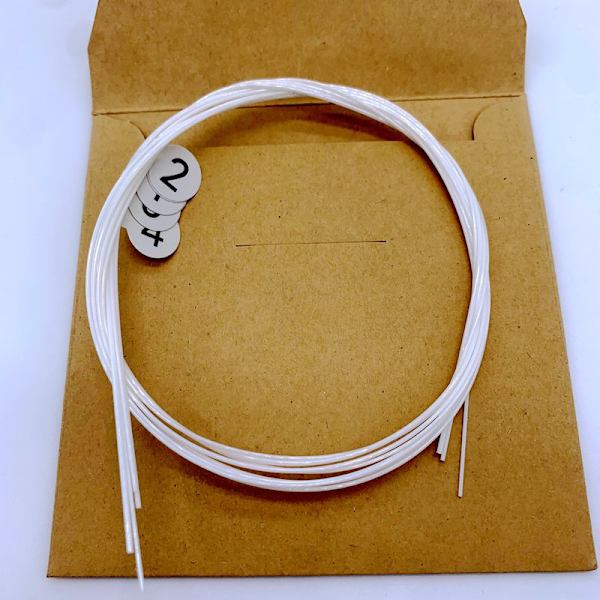 3 uppsättningar vita ukulelesträngar akustiska ukulelesträngar nylon ukul