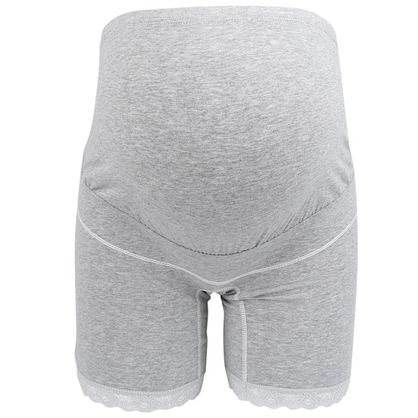 Gravida Högmidje Säkerhetsbyxor Mjuka Elastiska Justerbara Boyshorts Underkläder Grå XXL