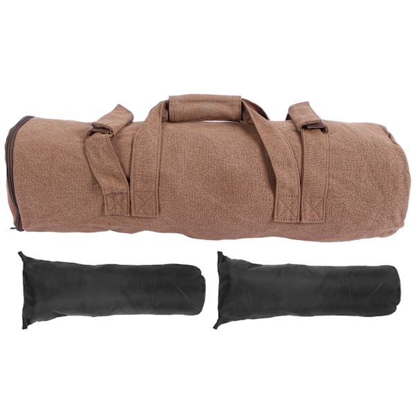 Säädettävä Fitness-Hiekkapaini Canvas Painonkantavan Harjoituspussi Puutarhaharjoitteluun (Khaki)