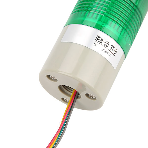 Varningslampa LED-indikator försiktighetssignal konstant ljus AC 220V