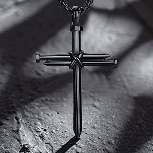 Titanium Stål Støpt stål Nail Cross Men's Pendant Punk