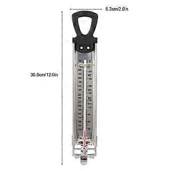 Fahrenheit Celsius / Dobbeltskala Display Husholdningskøkken Hængende Sliktermometer