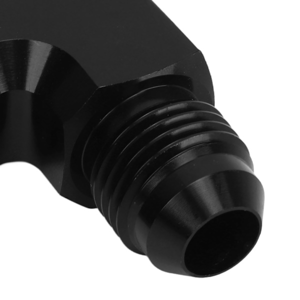 Kobling Union Fitting Splitter Sort Anodiseret Belægning Lækagesikker Y Adapter Universal til Brændstofslanger 6AN