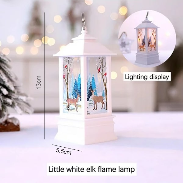 Julelys med LED fyrfadslys til julepynt