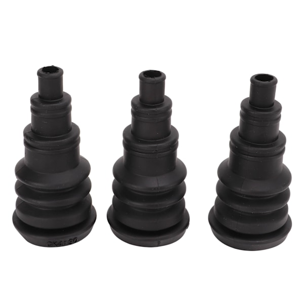 3-pack Brandväggsstartskyddsskydd Svart Gummi Universal för 3/8 tum till 1 tum Kabelbuntar