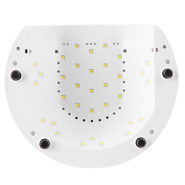 72W UV LED-lampa för naglar med dubbla ljuskällor, automatisk timer, fototerapimaskin, manikyrverktyg, EU