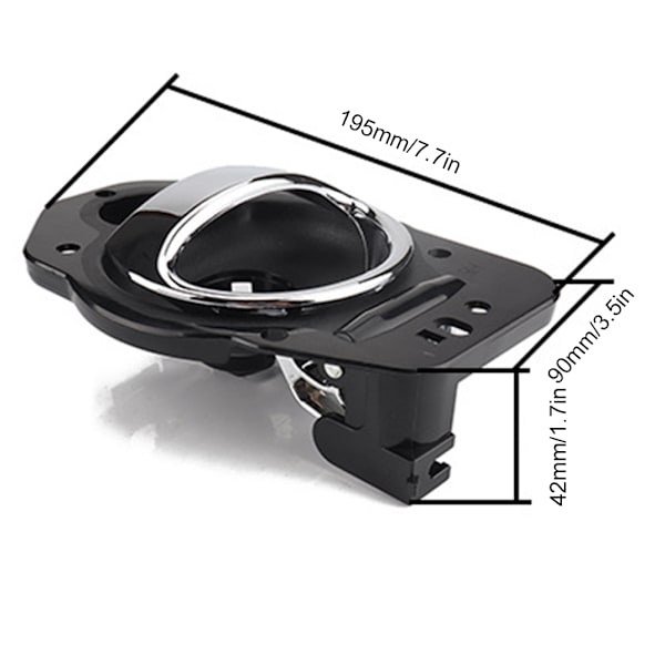 Innvendig dørhåndtak i krom 25812186 Passer for Chevy HHR 2006-2011