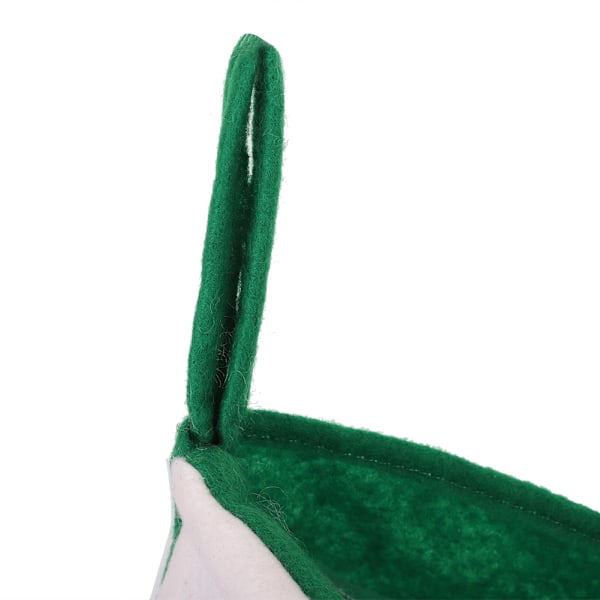 Söt Cartoon Strumpa Julgåva Strumpa Sock Julgran Hängande Ornament Dekoration Katt och Bokstav