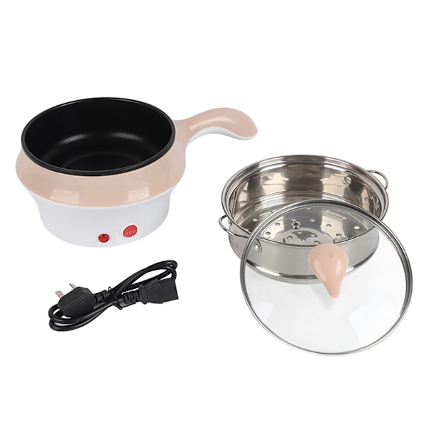 Kompakt Multiverktyg: Ångkokningskorg i Rostfritt Stål med Nonstick-beläggning För Hälsosam och Mångsidig Matlagning i Små Utrymmen