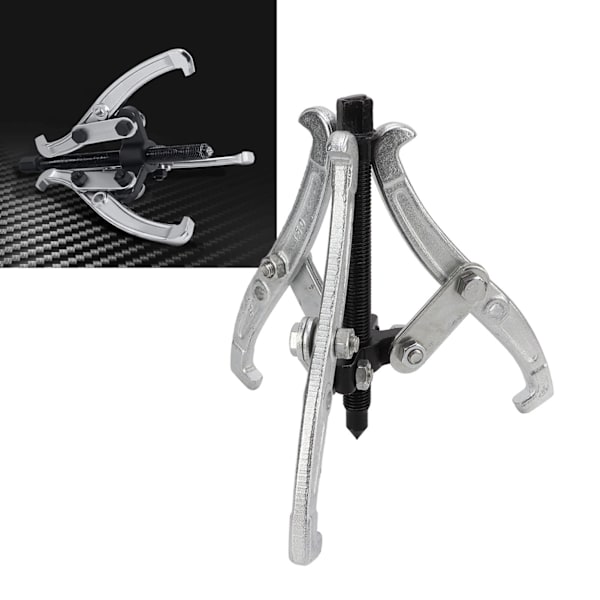 8-delt Gear Puller Kit 6 tommer 3-kjeve Krom Vanadium Stål Fjerning Verktøy for Hjul, Lager, Svinghjul