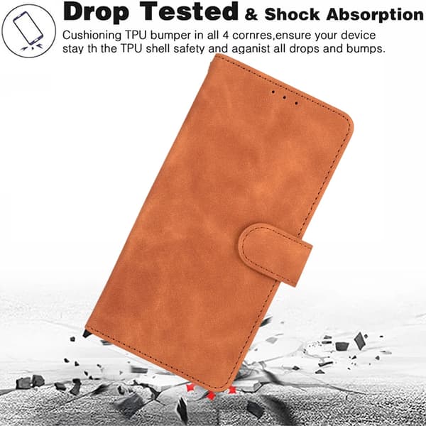 OnePlus 8T / 8T+ - Mat Wallet Case - Brun Brun