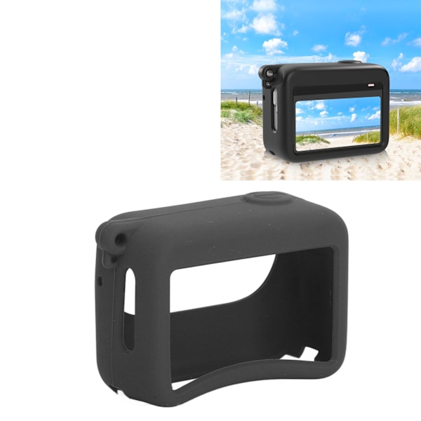 Skyddsfodral Anti-repa Dammtätt Anti-deformation Kamera Silikonhylsa för Insta360 GO3 Svart