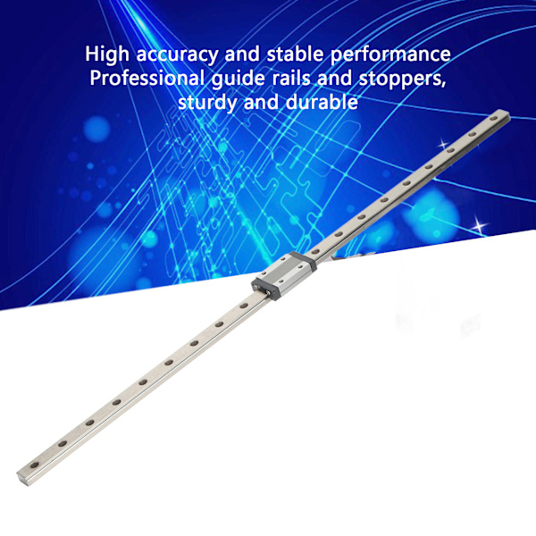 MGN12H Miniatur Lineær Skinne Glidebane 12mm Bredde Lineær Skinne Guide til de fleste Automatisering Udstyr 500mm