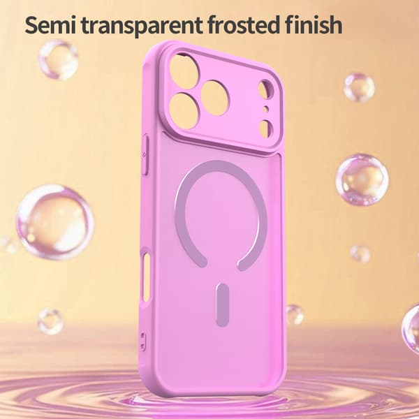 Magnetisk telefoncover til iPhone 17 Pro Max (Pink) Pink iPhone 17 Pro Max