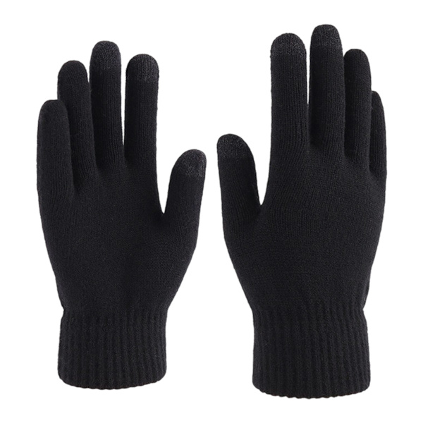 Herre 3M sorte termoforrede vinterhandsker