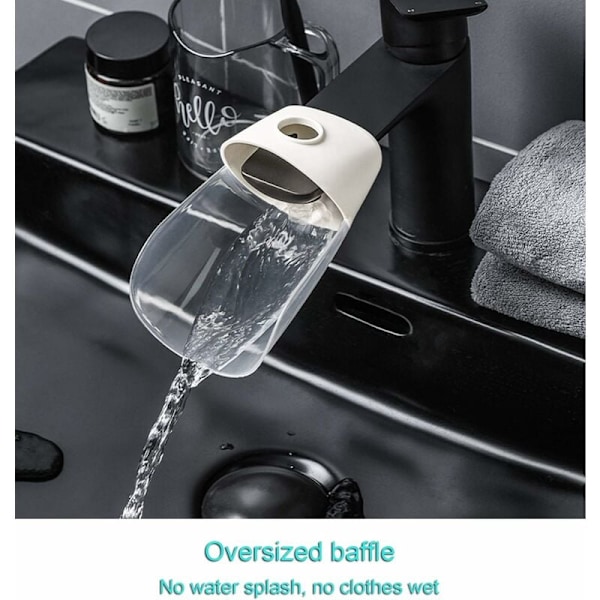 Badhjälp, Kranförlängare med Vattenbesparing för Babybadkar, Snabbare Påfyllning utan Överdrivet Stänk, Tecknad Design för Barn, 3