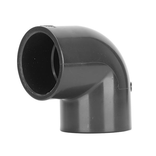 90 Graders Albue PVC Akvarium Avløpsrør Koblinger Akvarium Vann Avløpsrør Forbindelser Grå Innvendig Diameter 50mm/2.0in