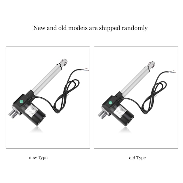DC 12V Lineær Aktuator 6000N Maksimal Løfte Slag Elektrisk Motor for Bil (100mm)
