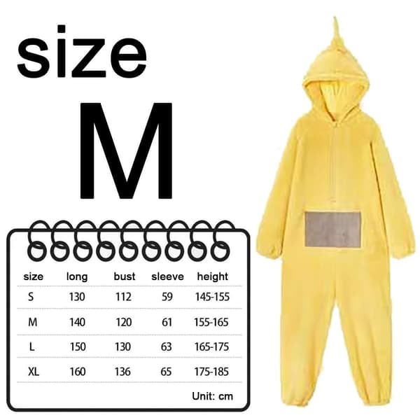 Hel drakt pyjamas for kvinner og menn, tykk korallfleece M