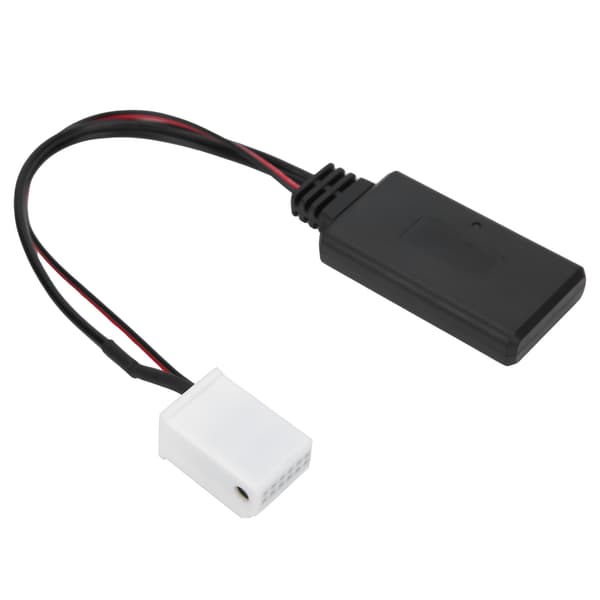 Bilstereo Bluetooth-modul Trådlös AUX-ingång Adapter med Hög Trogenhet Ljudstöd Högupplösta Ljudformat Stabil Anslutningsprestanda