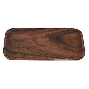 Elegant Sushi Bricka Snacks Sallad Desserter Trä Serveringsfat för Hem Restaurang 25*12.5*2cm