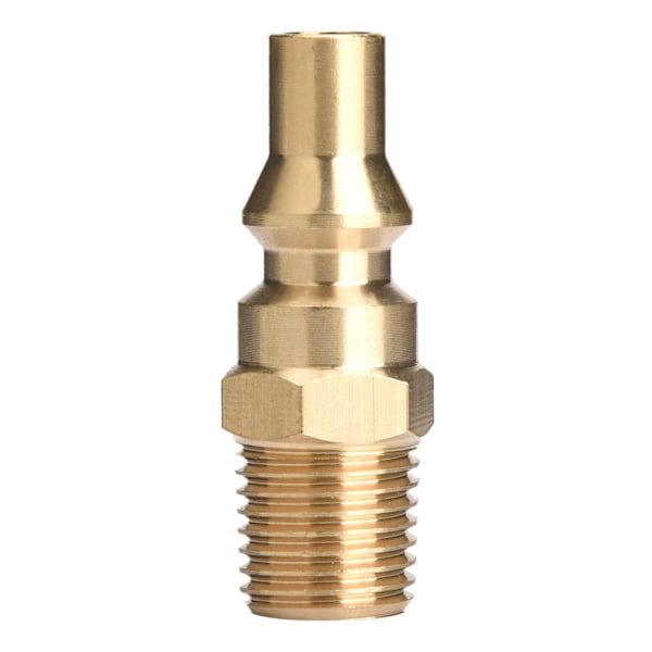 1/4'' NPT Propan Snabbkoppling Koppling Mässing Hanplugg Adapter för Husvagnsugn Bärbar Grill