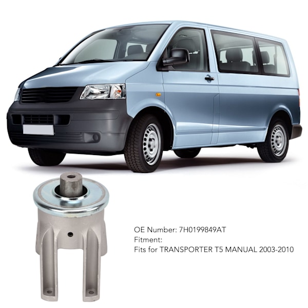 Takamoottorin kiinnityslevy 7H0199849AT Tukikotelo Vaimennin TRANSPORTER T5 MANUAALI 2003‑2010