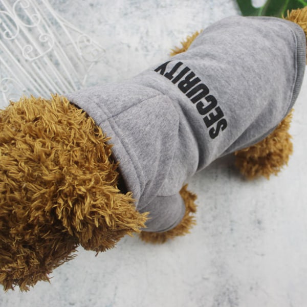Hunde-hættetrøje, vinter-hundetrøjer Pet Warm Sweatshirt Cold